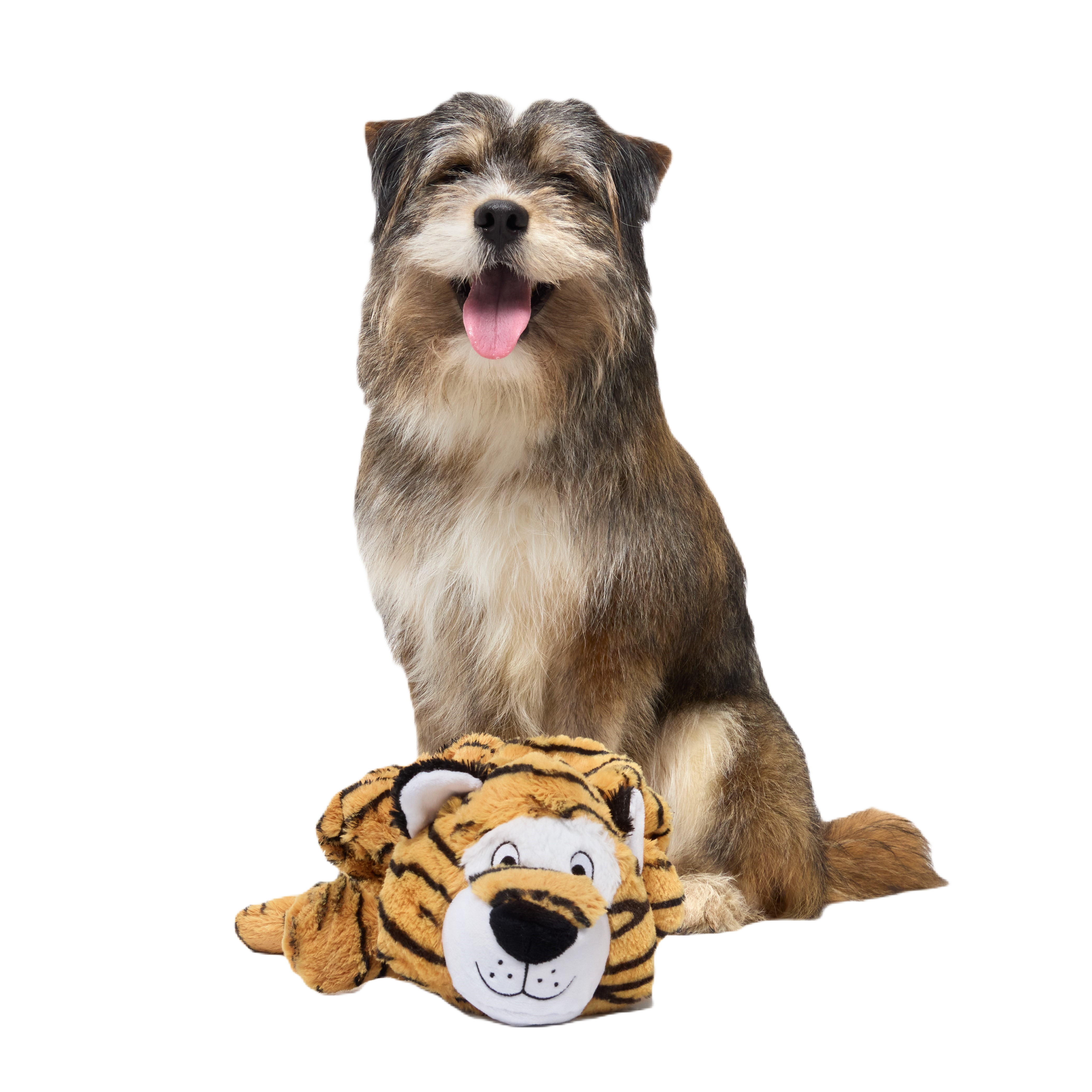 Stretchy Tiger Dog Toy Benji for Fetch & Tug-of-War