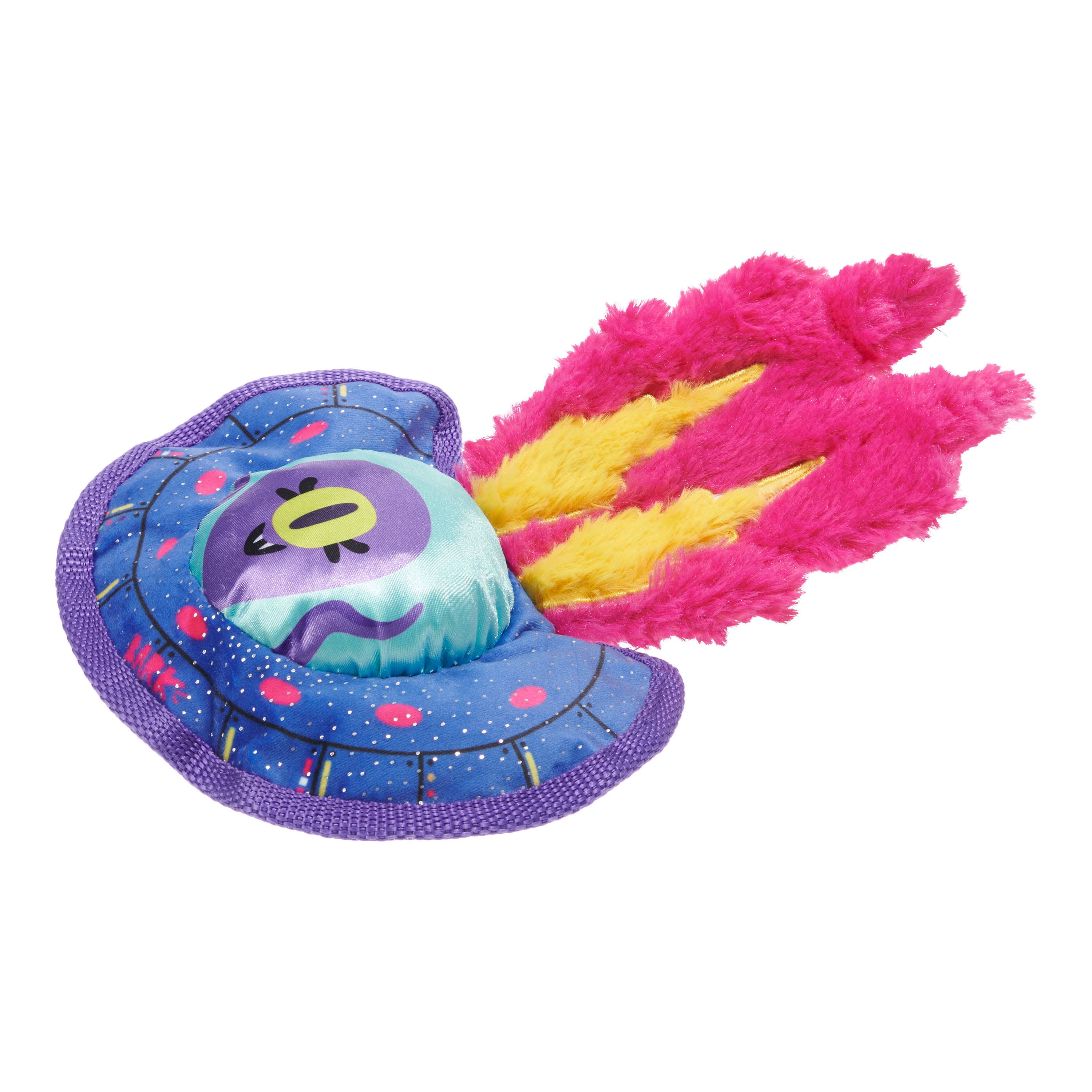 Blast Arf Squeaky Dog Toy with Crinkle & Fluff for Fetch Play