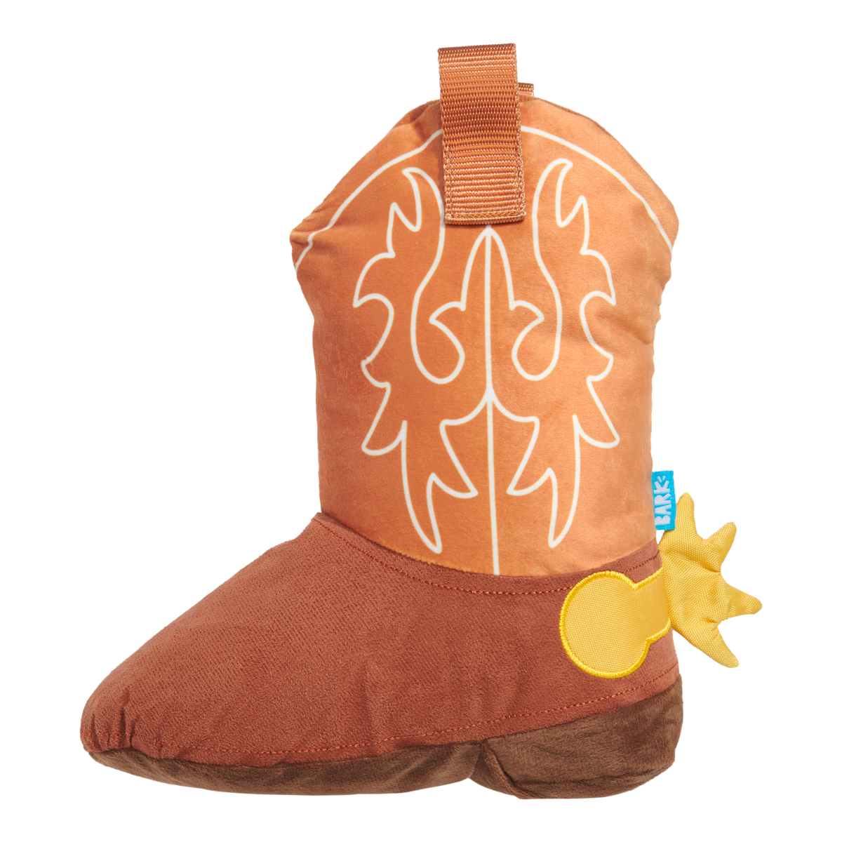Bottoms Up Boot Dog Toy with Squeaker & Crinkle