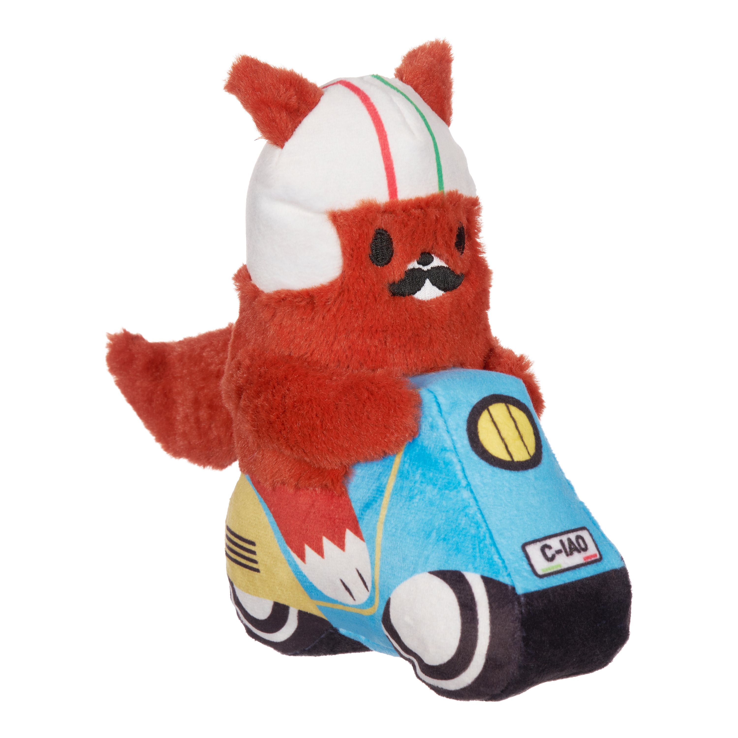 Buona Squirrela Plush Dog Toy with Squeaker & Crinkle