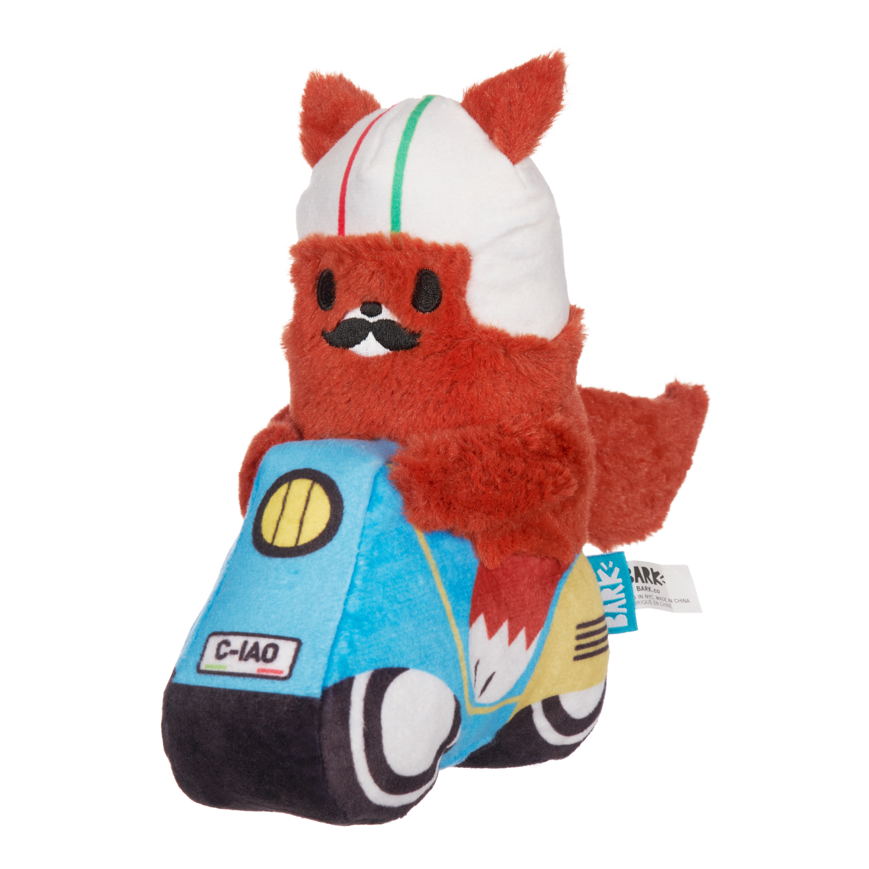 Buona Squirrela Plush Dog Toy with Squeaker & Crinkle