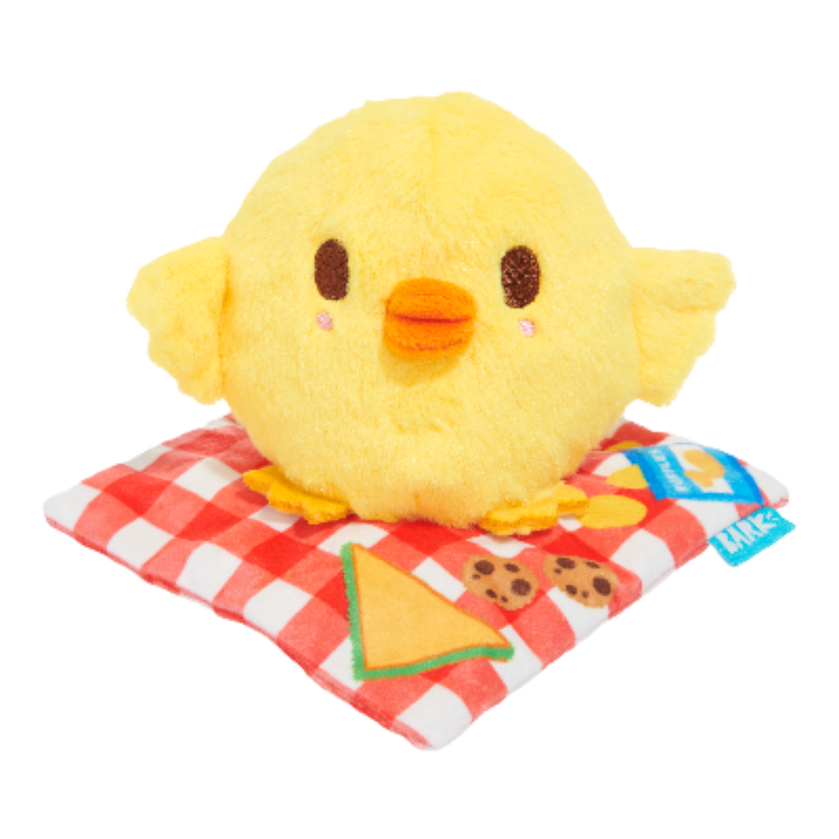 Chick-Nic Squeaky Dog Toy with Crinkle & Fluff for Playtime