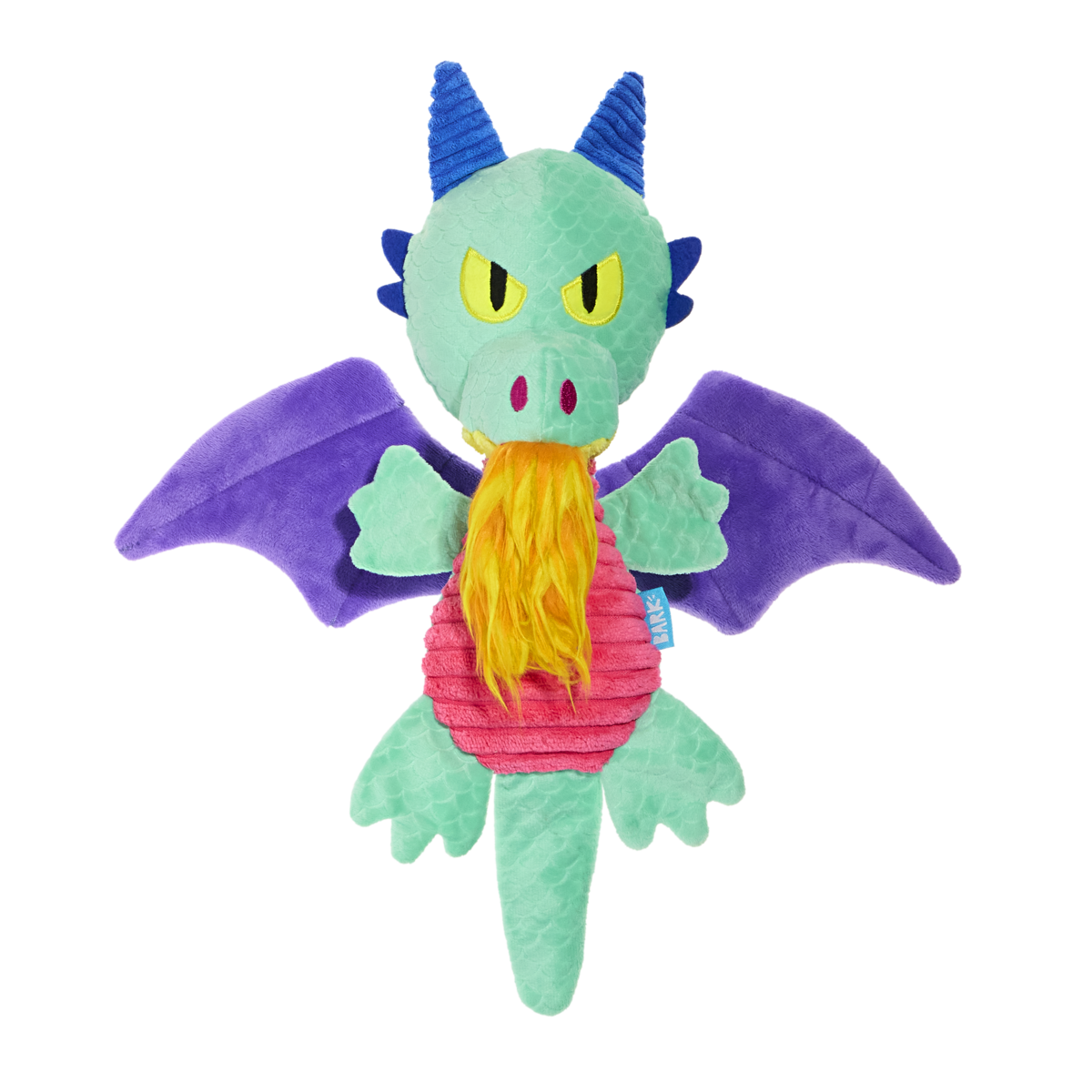 Chongus The Dragon Plush Toy for Dogs with Squeakers & Crinkle Wings
