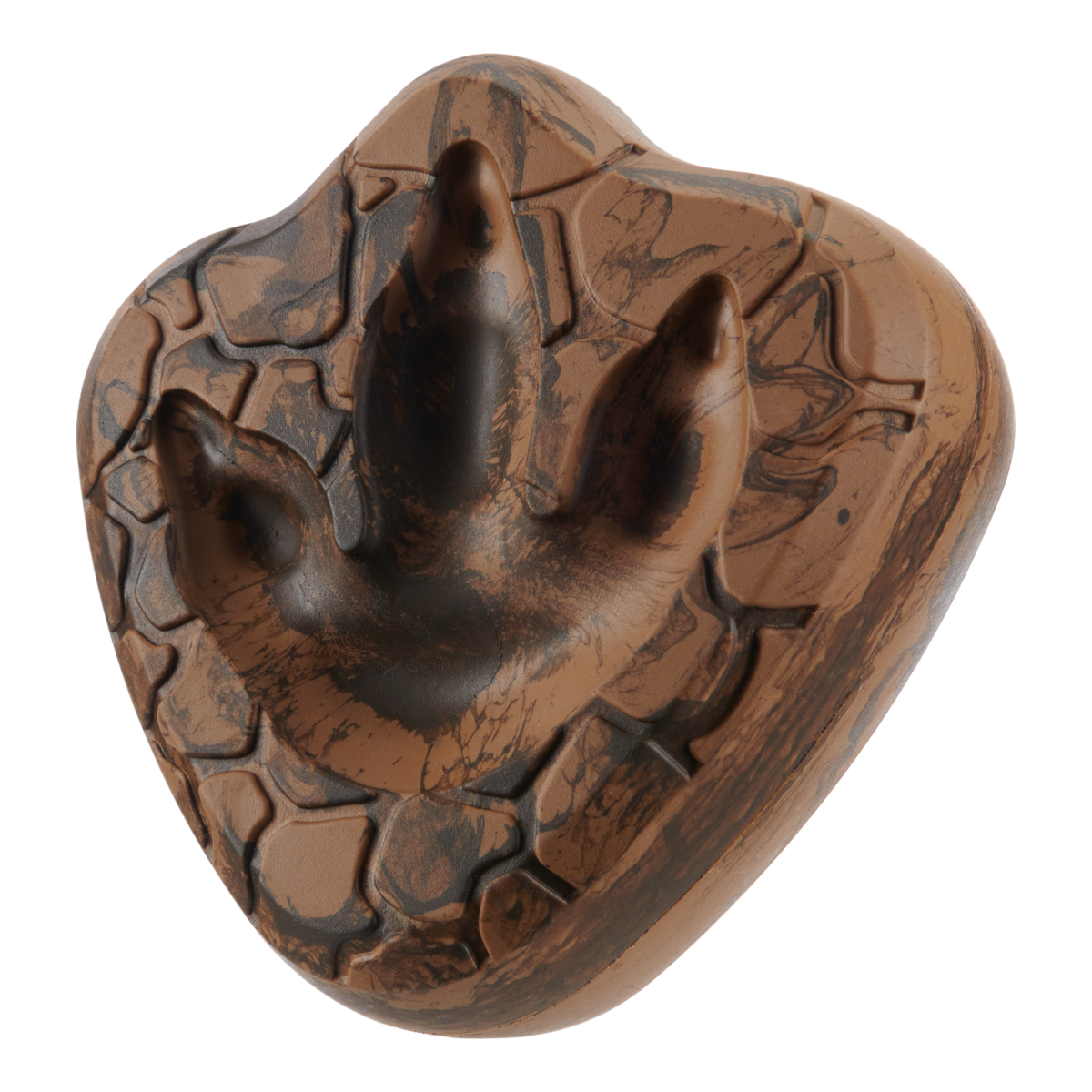 Dino Fossil Chew Toy for Dogs - Natural Rubber Peanut Scented