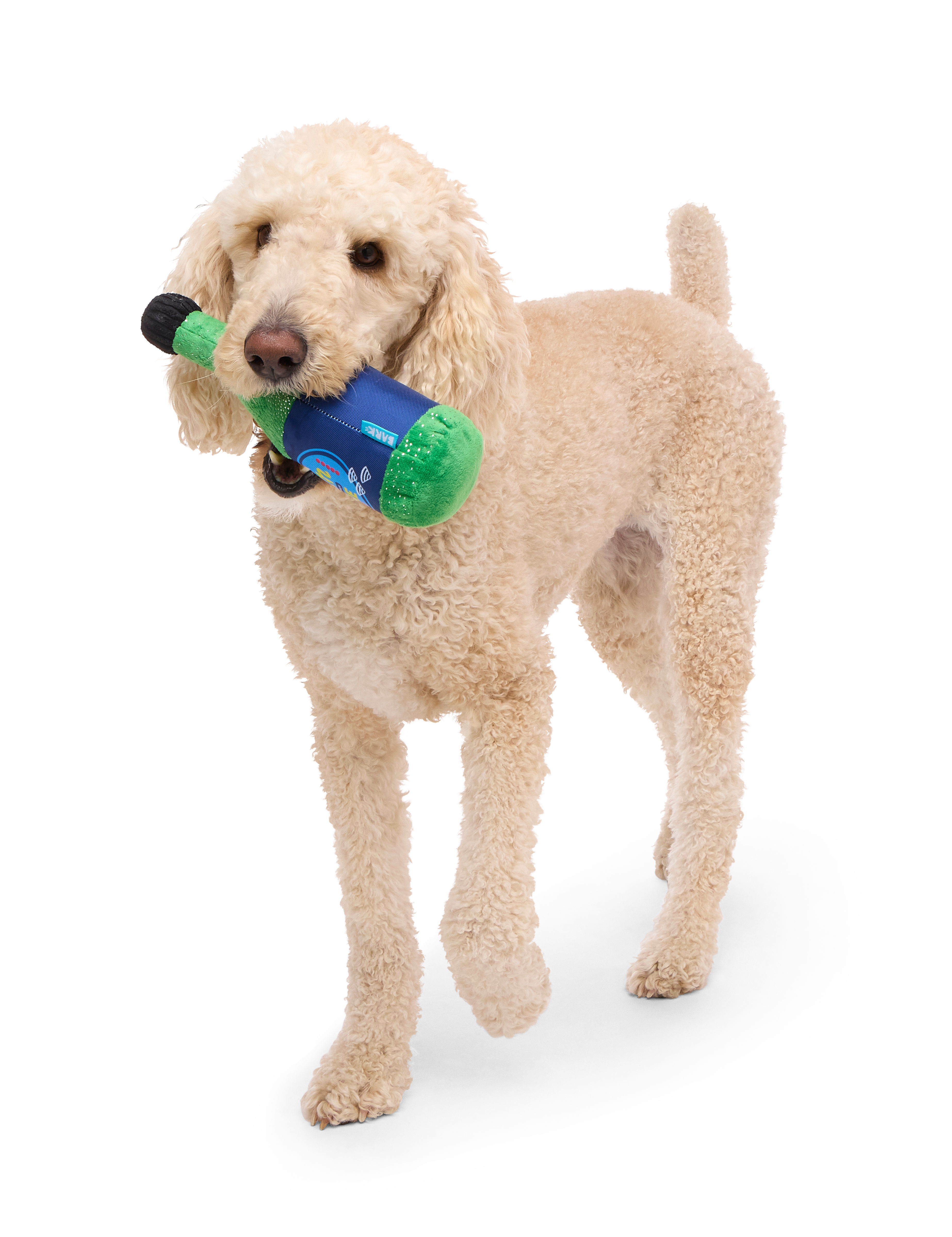 Squeaky Sake Dog Toy - Soft Plush with Grunt Tube for Fetch Play