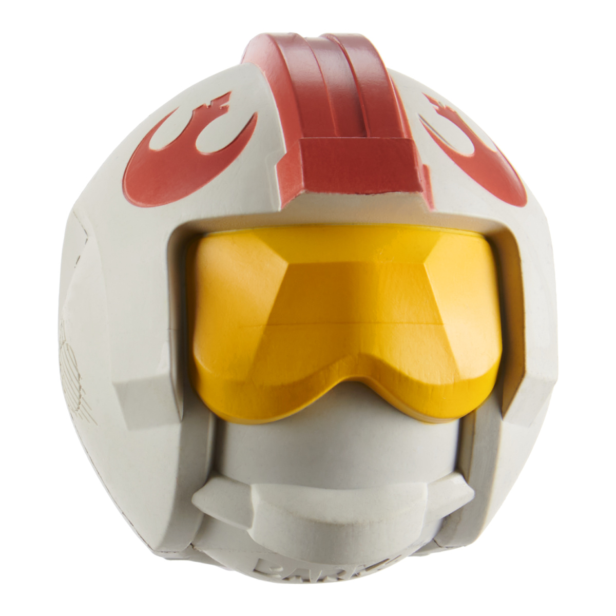Rebel Dog Helmet Toy with Squeaker - Natural Rubber & Scented