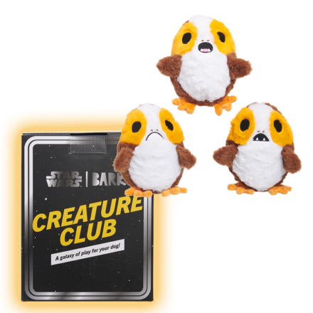 Flock of Porgs Dog Toy with Squeakers & Crinkle