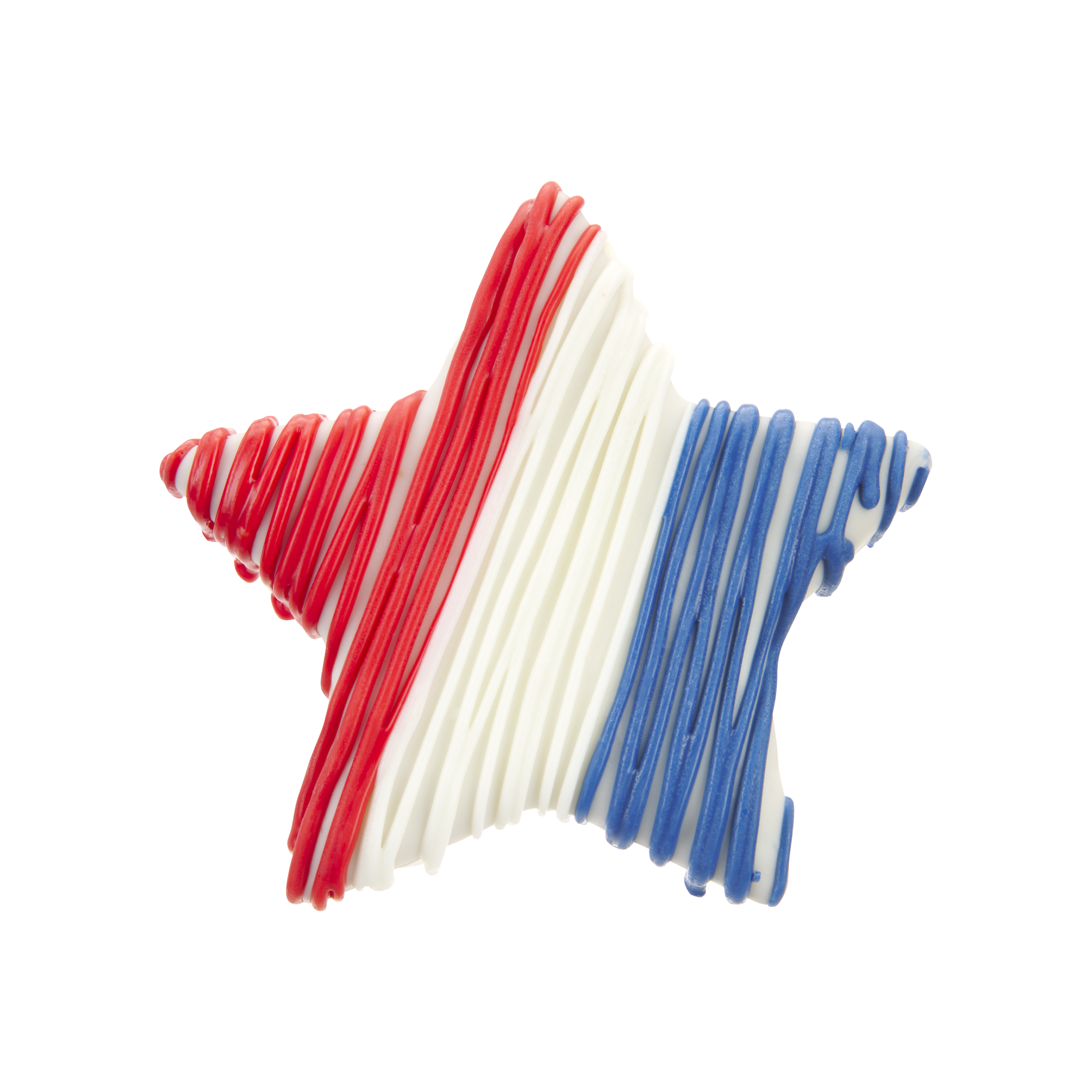 4th of July Dog Treat - Patriotic Red White & Chew Cookie