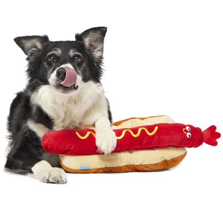 Frank N. Footer Extra Large Dog Toy with Squeakers & Crinkle