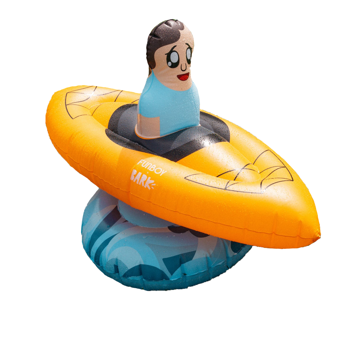 FunBoy Inflatable Kayak for Dogs & Kids with Water Sprayer
