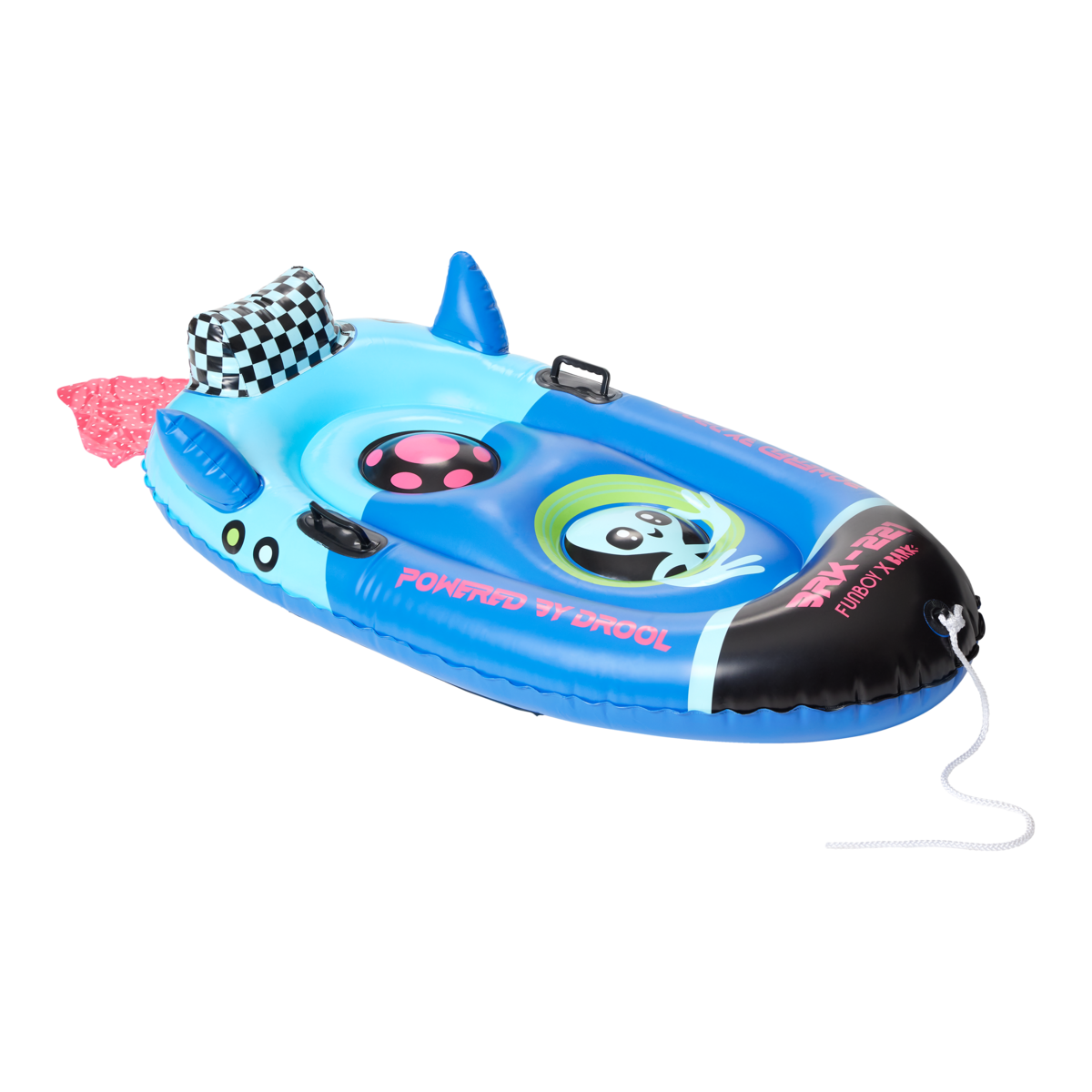 FUNBOY Alien Rocket Inflatable Sled for Winter Fun