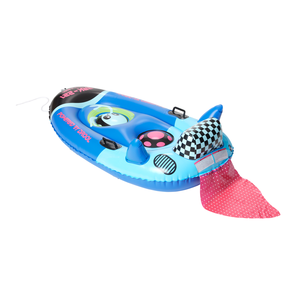 FUNBOY Alien Rocket Inflatable Sled for Winter Fun