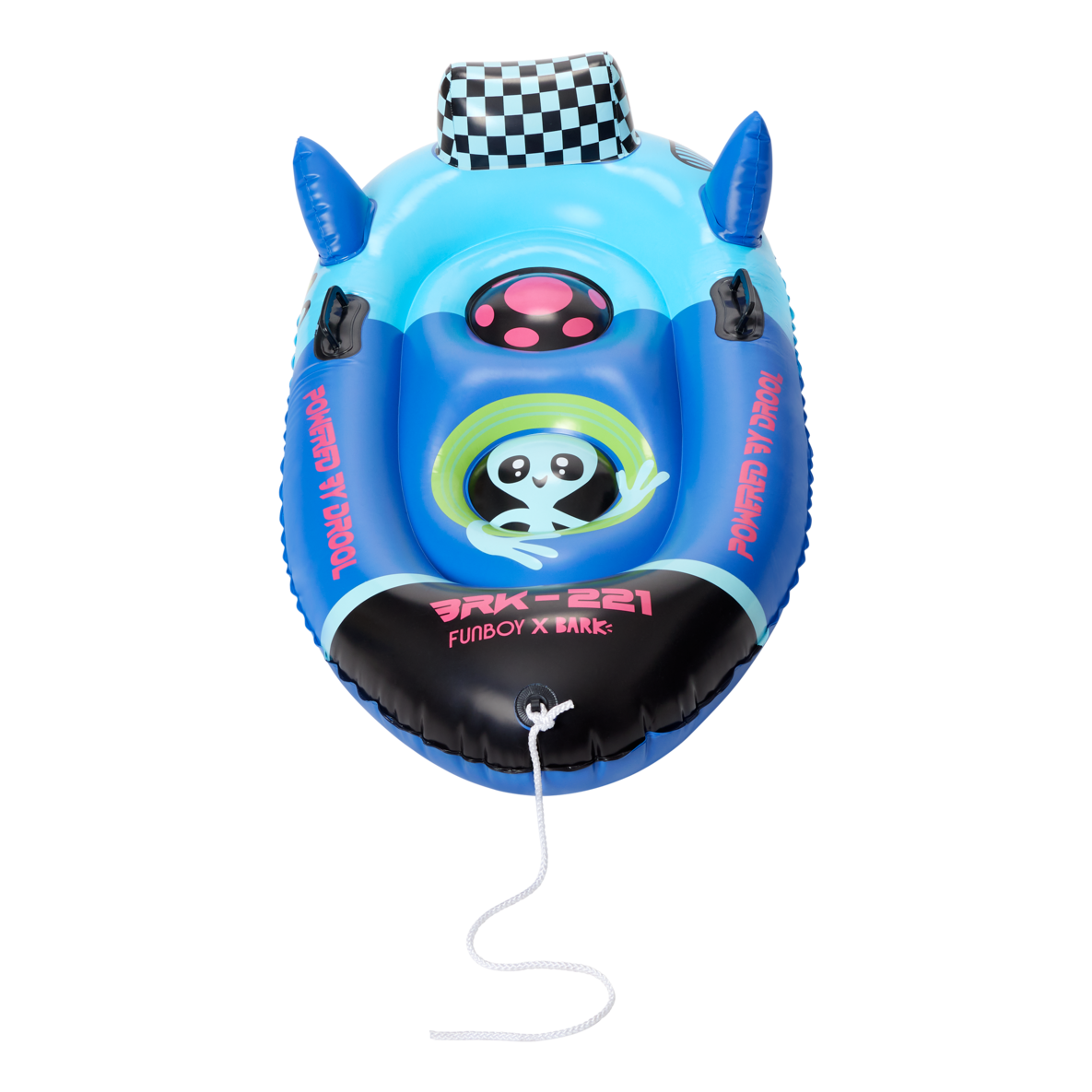 FUNBOY Alien Rocket Inflatable Sled for Winter Fun