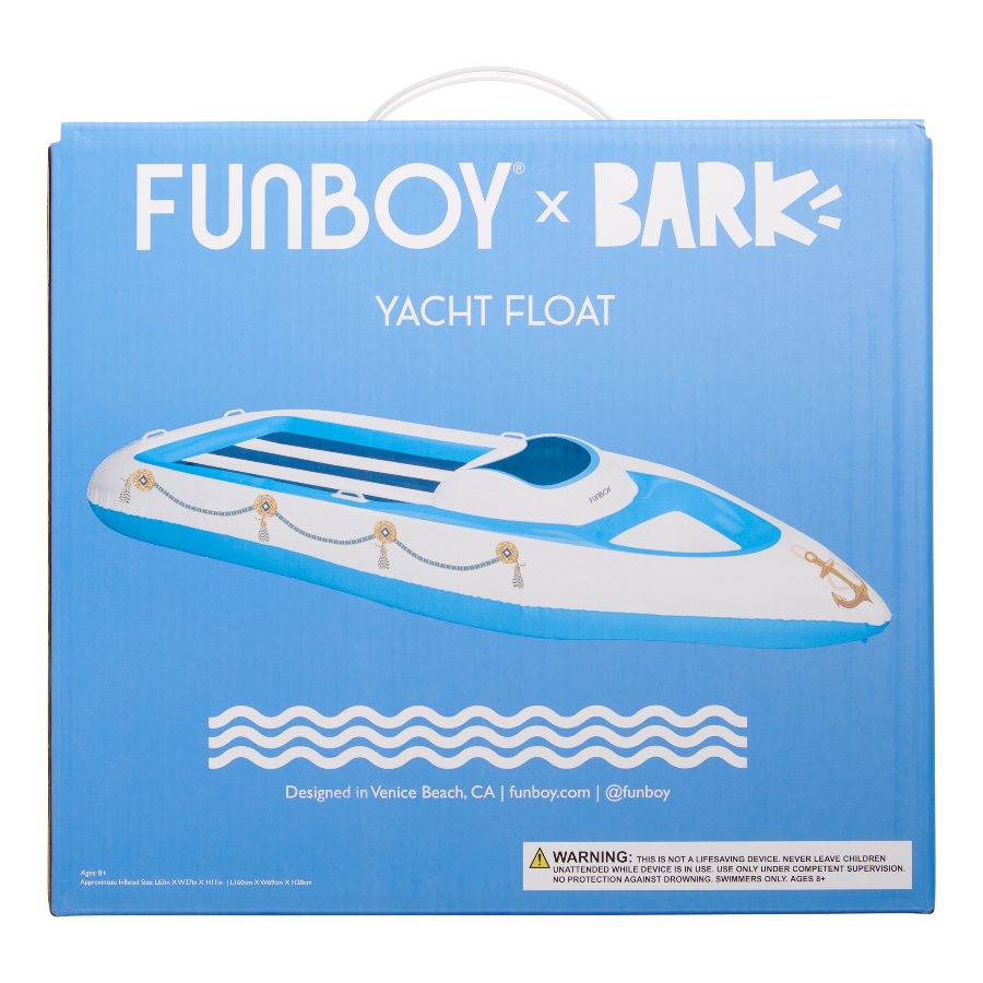 Funboy Dog Pool Float for Small Dogs - Puncture Resistant Yacht Design