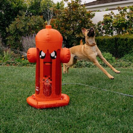 FUNBOY Harry the Hydrant Dog Sprinkler - 4-Way Spray, Durable