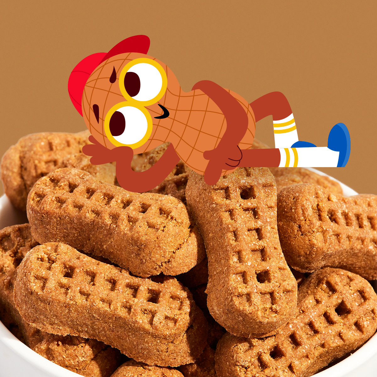 Go Nutty's Honey Peanut Soft Baked Dog Treats - Wholesome & Nutritious