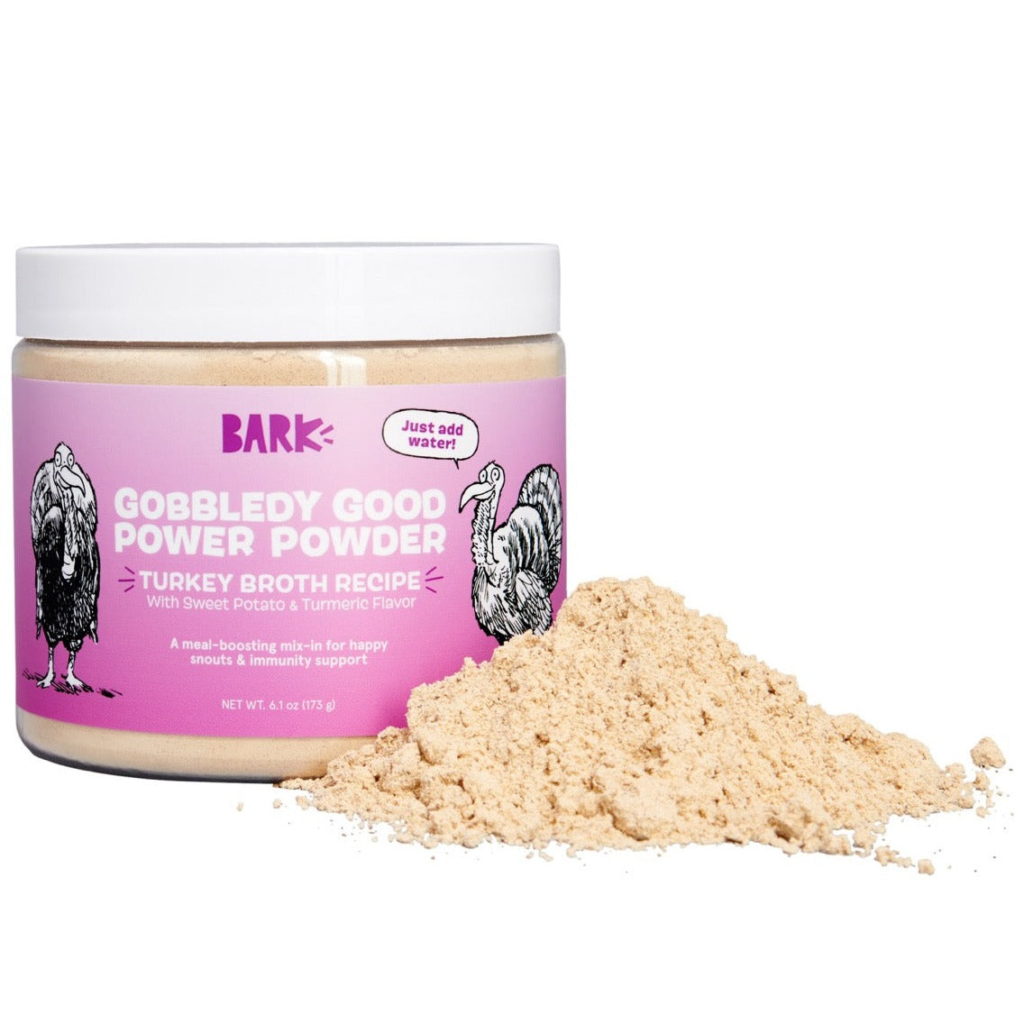 Gobbledy Good Protein Powder for Dogs with Turmeric & Immune Support