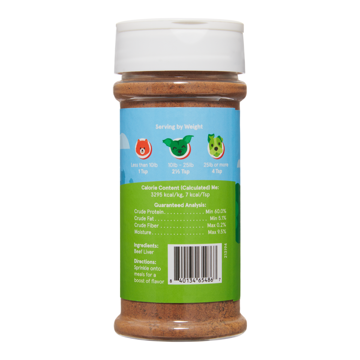 Grrrlll Time Beef Liver Dog Food Topper for Picky Eaters