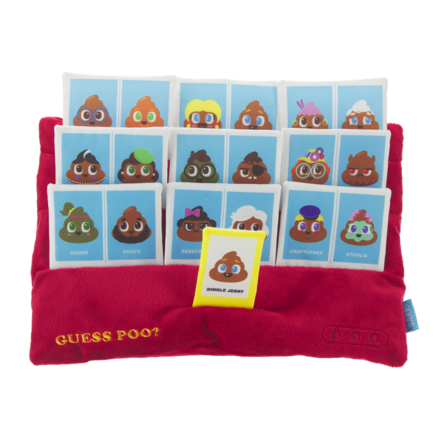 Dog Snuffle Mat with Treat Hiding Pockets - Guess Poo Crinkle Toy