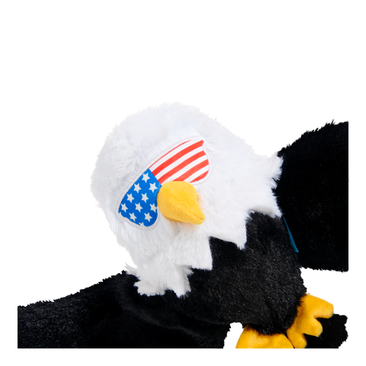 Patriotic Squeaky Eagle Dog Toy with Whip-N-Flip Wings