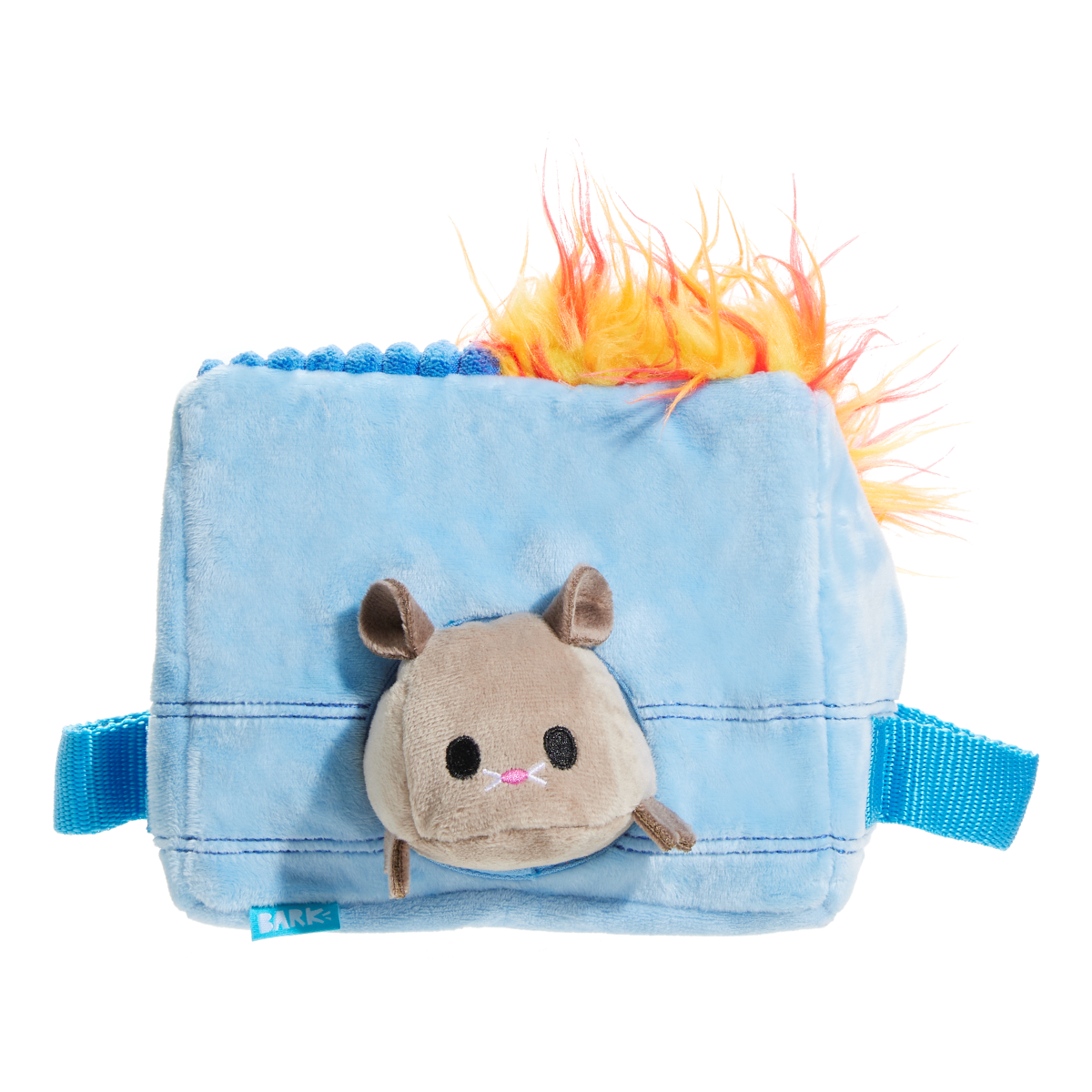 Hide n' Squeak Dumpster Fire Dog Toy with Squeaky Rats & Crinkle Sounds