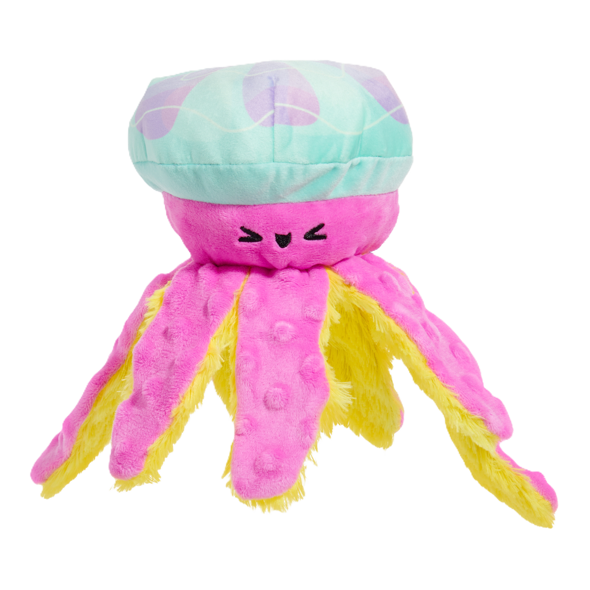 JellySquish Squeaky Crinkle Dog Toy for Beach Play