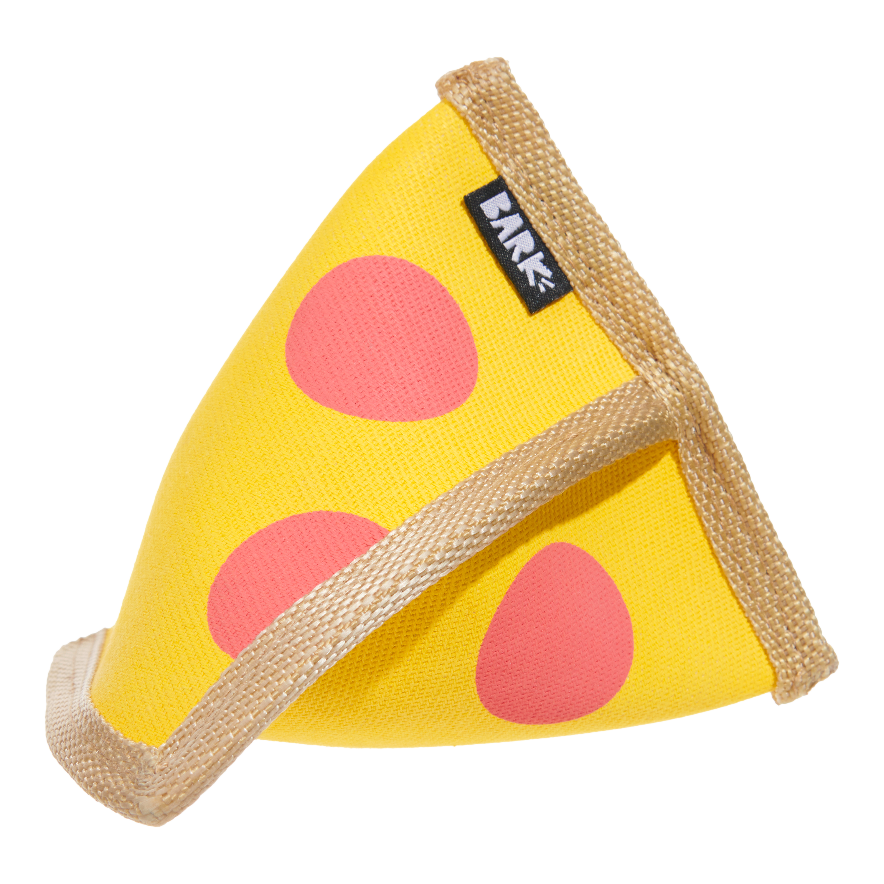 Lil Squeaker's Pizza Dog Toy with Spiky Ball Inside – Durable & Fun