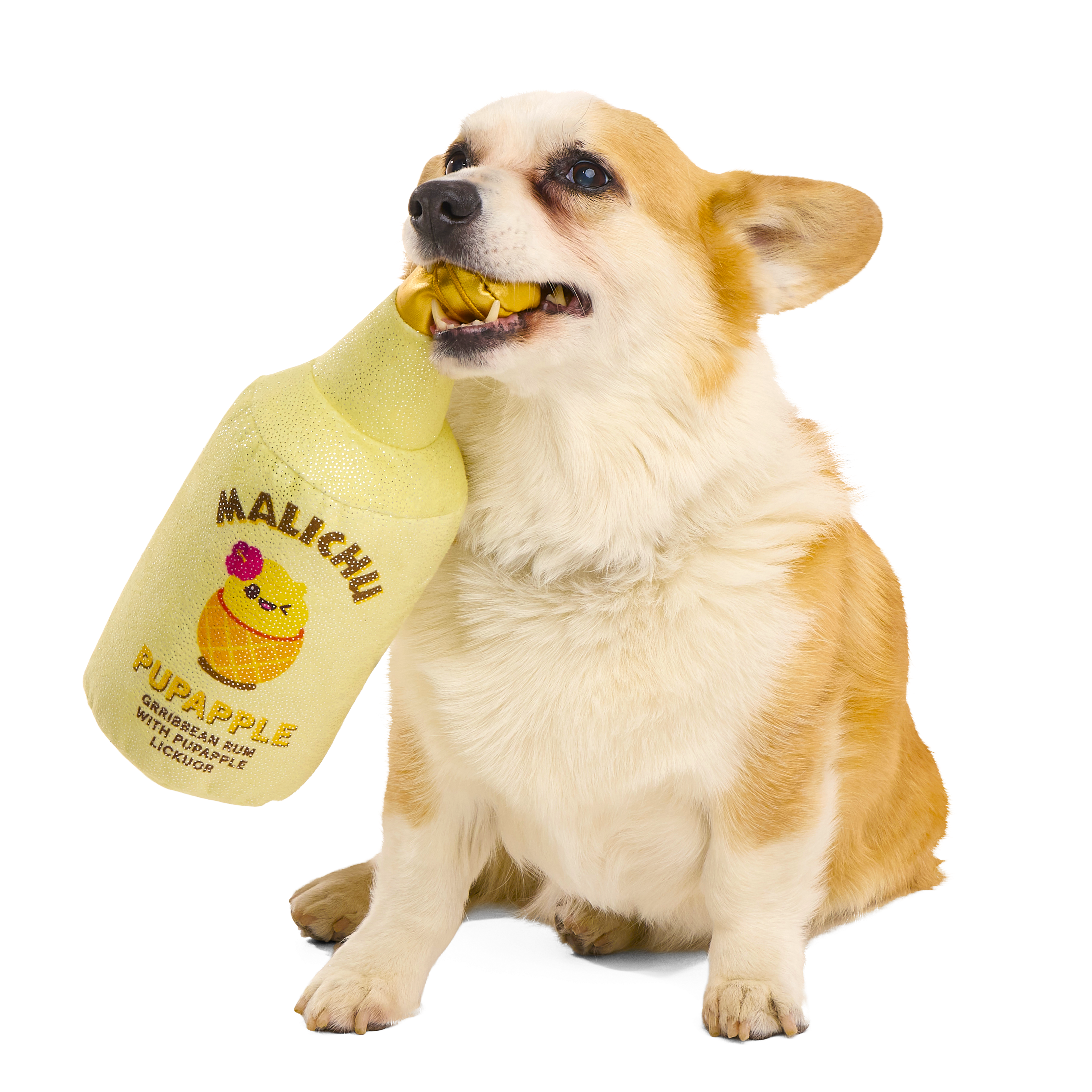 Malichu Rum Dog Toy with Squeaker & Crinkle for Playtime