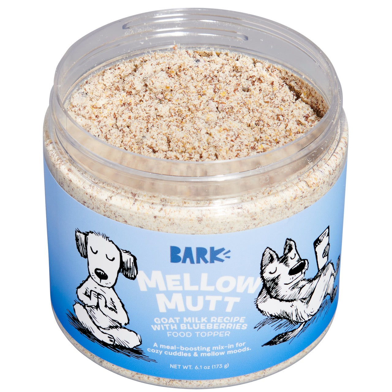Mellow Mutt Goat Milk Dog Treats with Blueberries for Relaxation