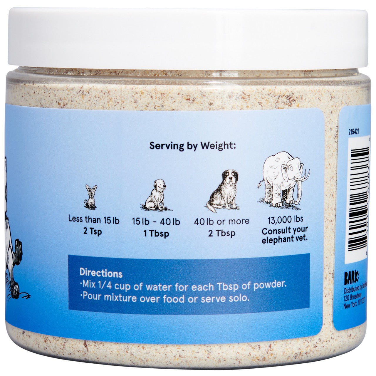 Mellow Mutt Goat Milk Dog Treats with Blueberries for Relaxation