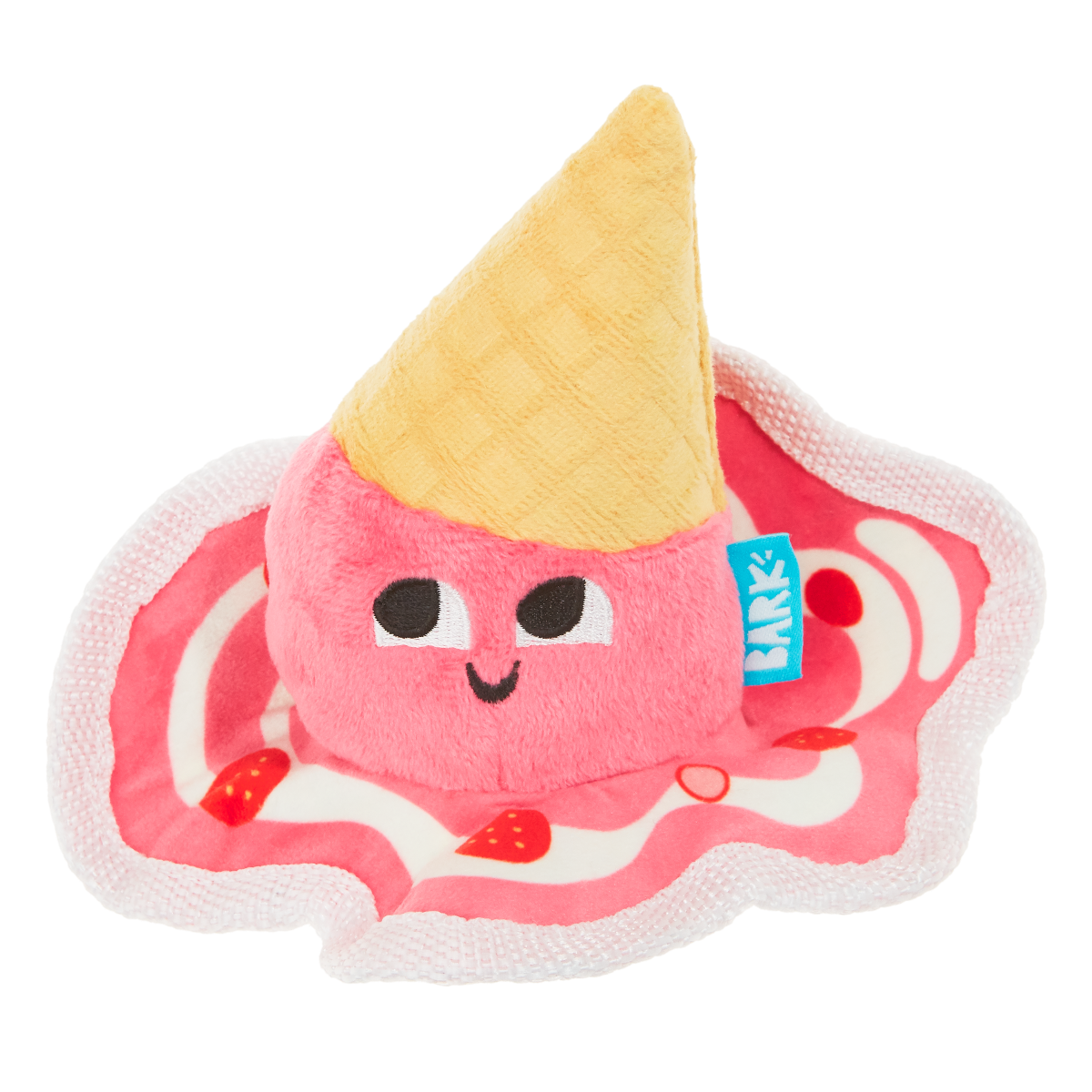 Melted Melanie Dog Toy with Squeaker & Crinkle for Playful Pups