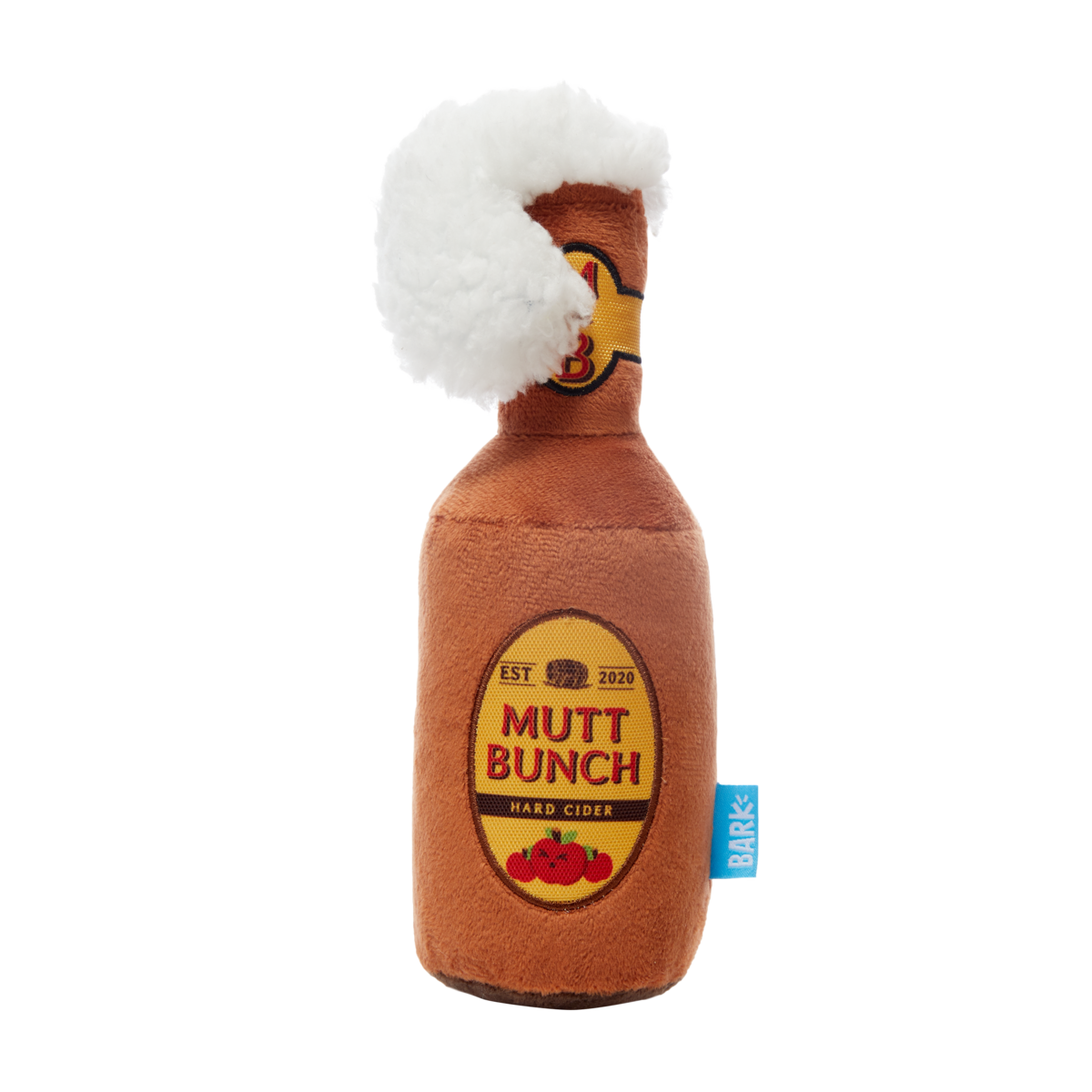 Mutt Bunch Squeaker Crinkle Dog Toy for Fetch & Tug