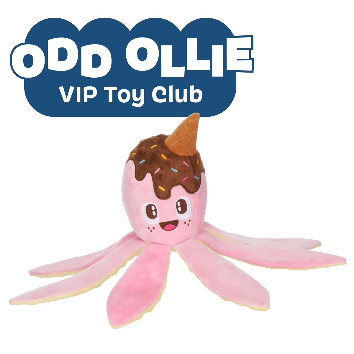 Crinkle Squeaky Octopus Dog Toy – Ollie the Octopus Club