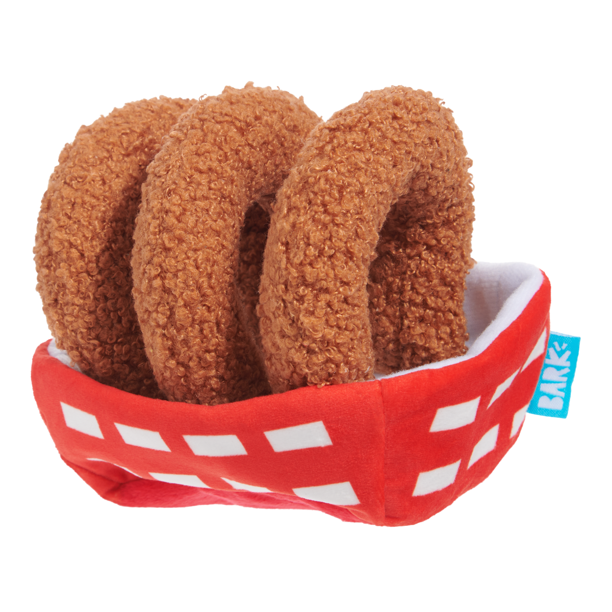 Crinkle Squeaky Dog Toy - Onion Flings for Snuggle & Play