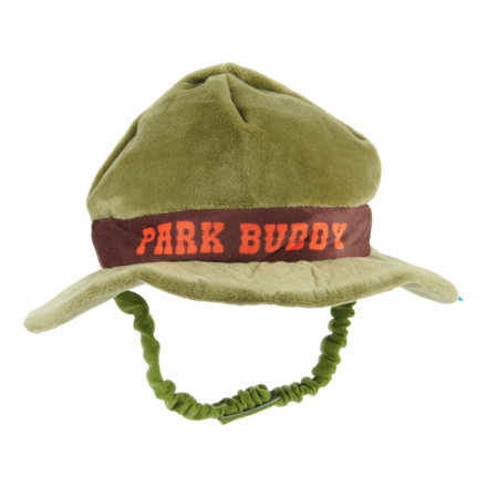 BARK Park Buddy Dog Hat with Squeaker & Crinkle Toy