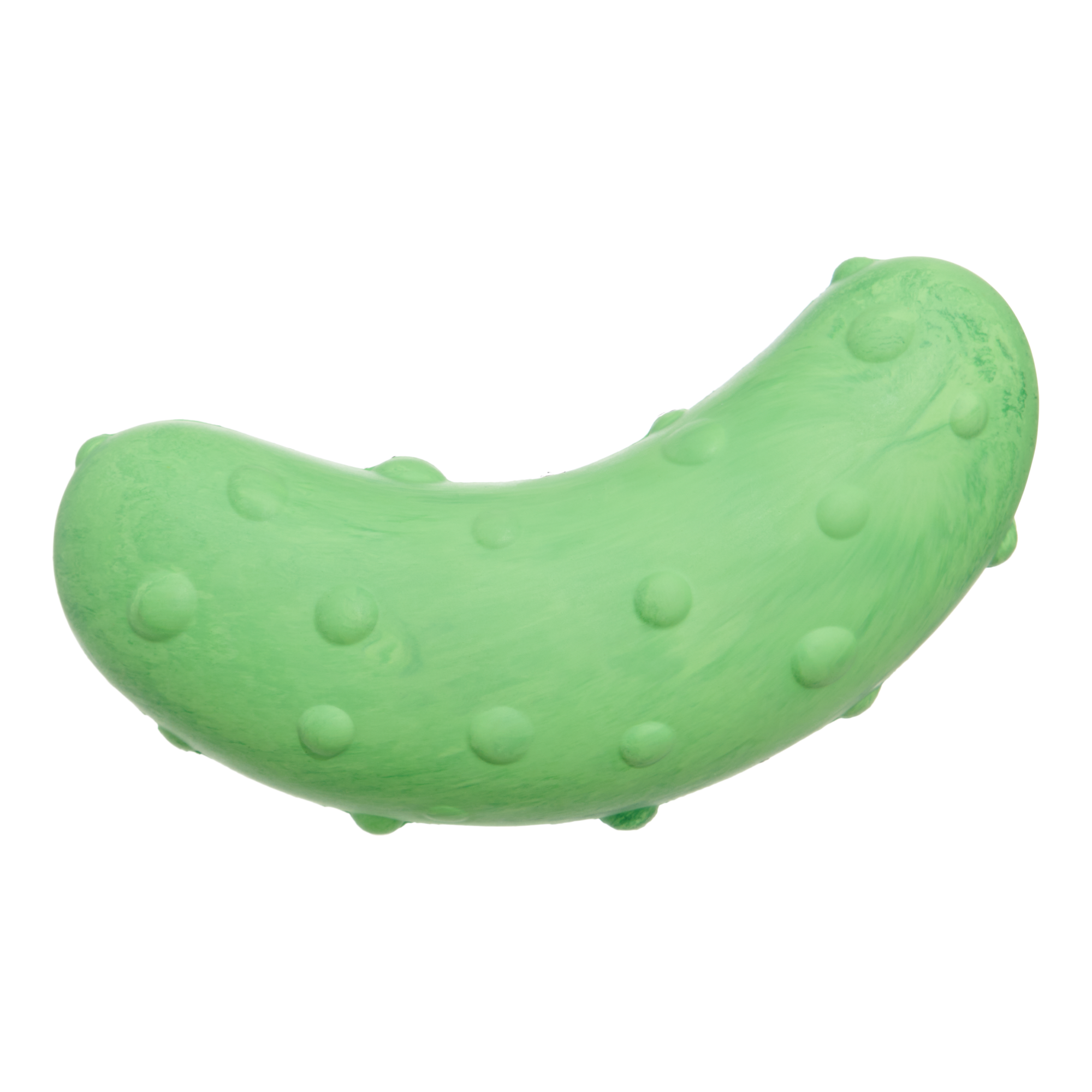 Vanilla Scented Pickle Stickle Dog Toy with Squeaker