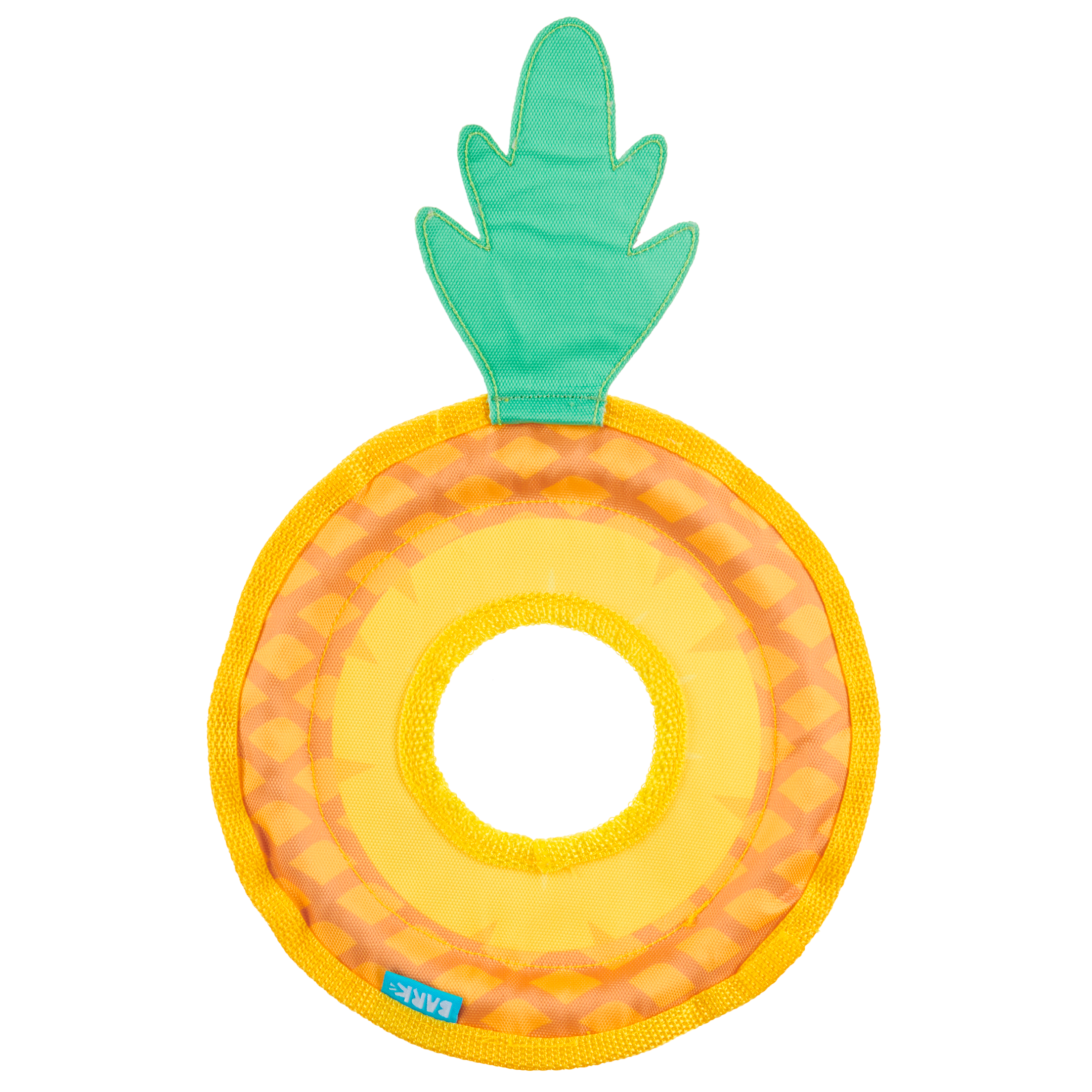 Pineapple Dog Toy Flying Disc with T-Shirt Rope for Fetch