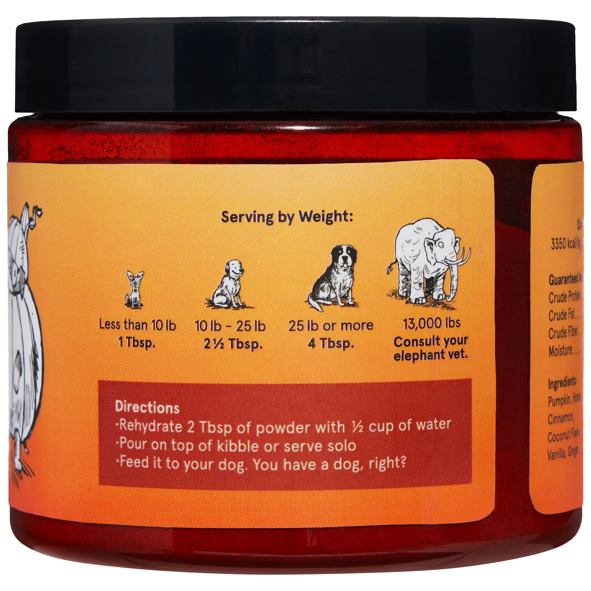 Pumpkin Spice Food Topper with Honey & Cinnamon – 6.1oz