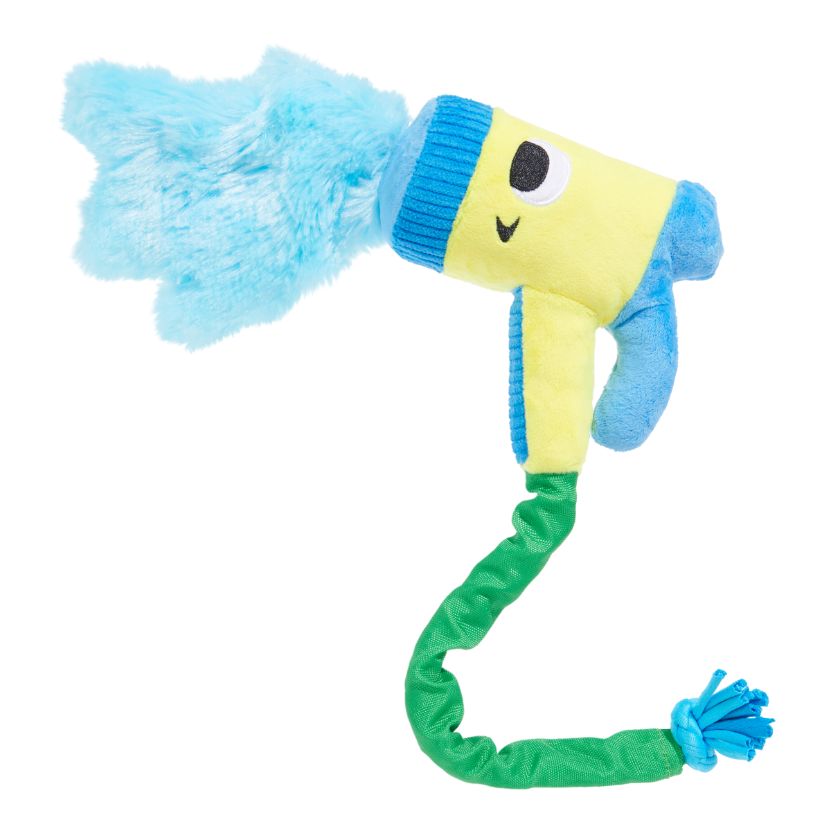 Spray Nozzle Dog Toy with Squeaker & Crinkle for Outdoor Play