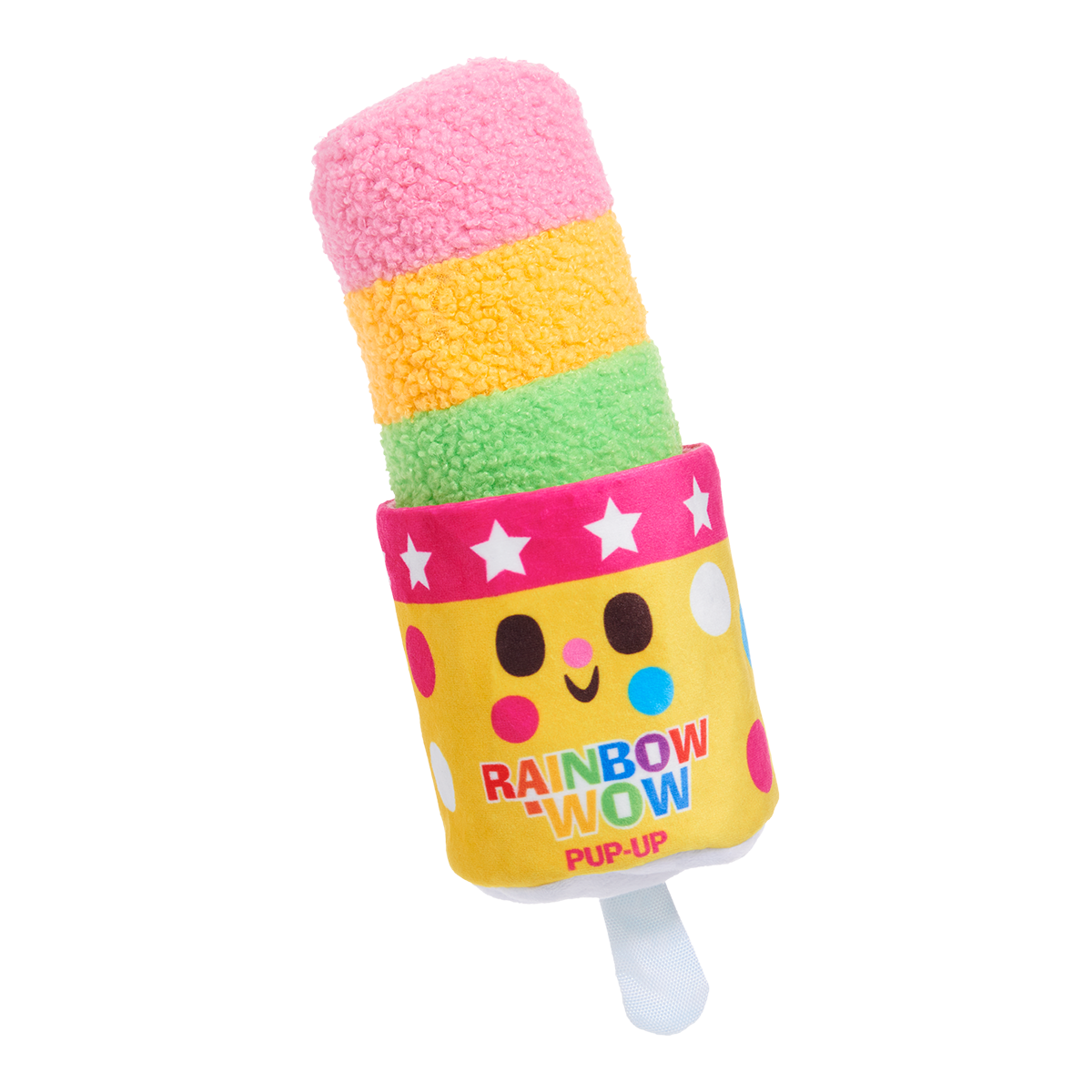 Rainbow Wow Pup Up Dog Toy