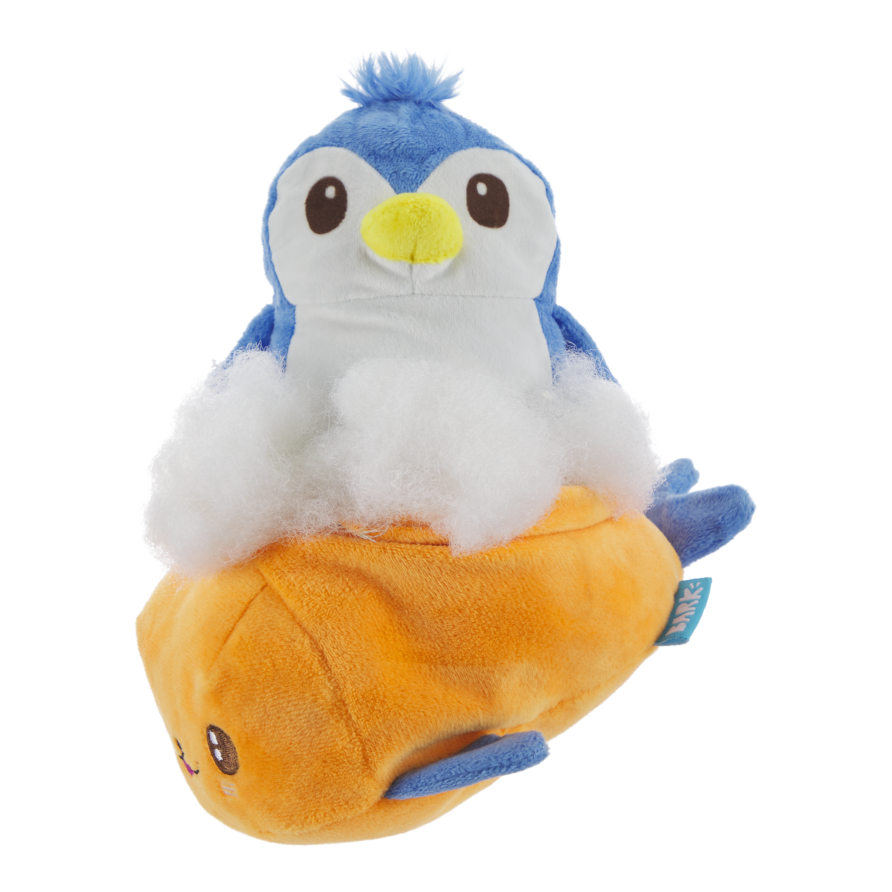 Santiago Seal Dog Toy with Squeaker & Crinkle for Cuddlers