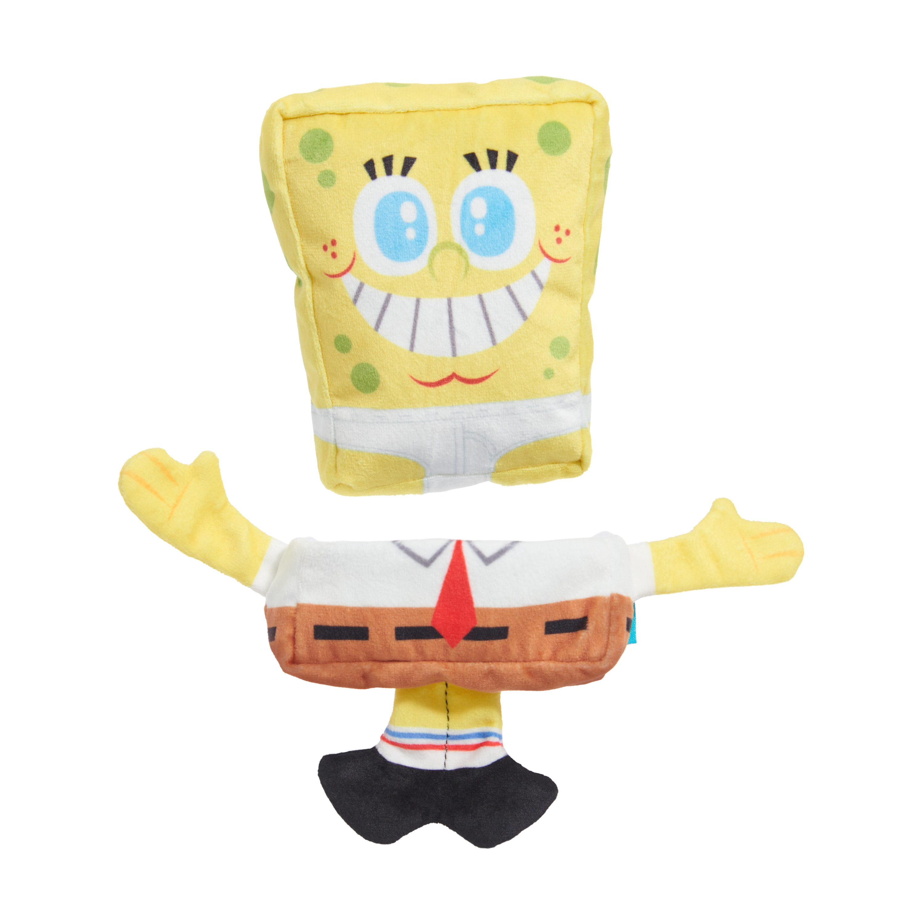 SpongeBob SquarePants Dog Toy with Squeaker & Crinkle for Treat Hiding