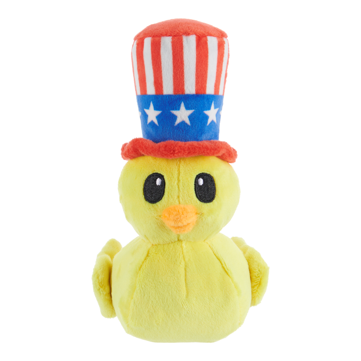 Uncle Duck Plush Dog Toy with Squeaker & Crinkle