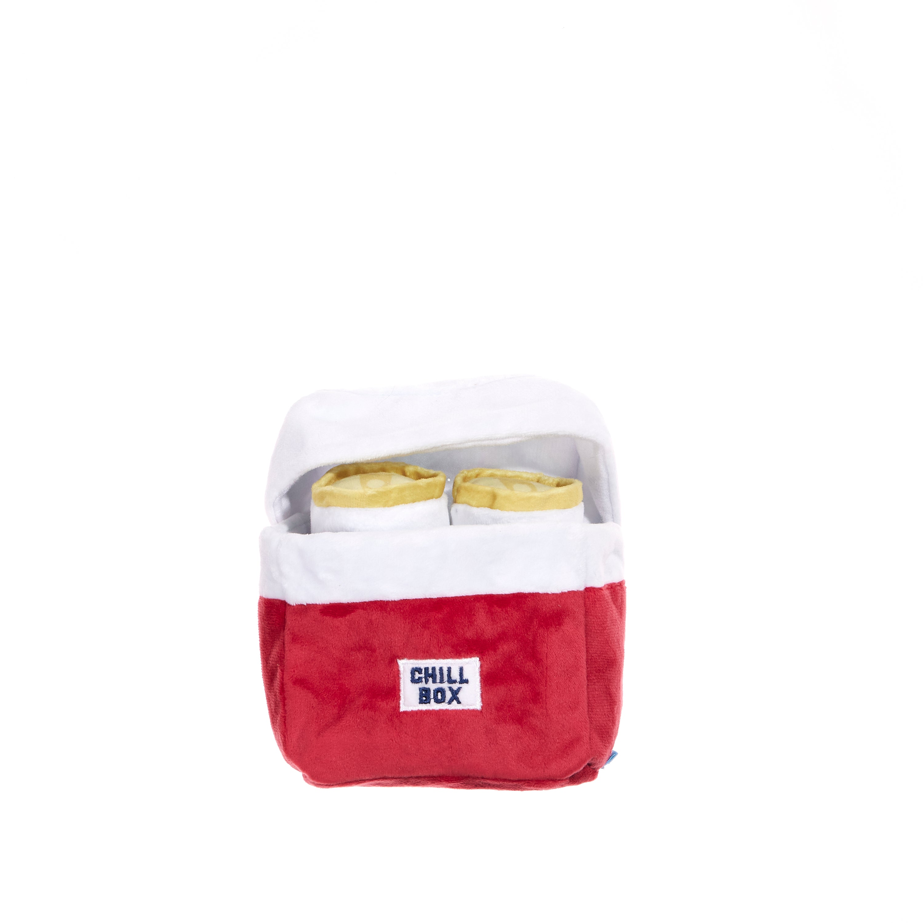 Durable Dog Toy with Squeakers & Crinkle for Camping