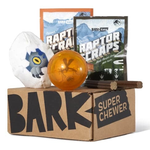 Jurassic Bundle Super Chewer Dog Toy Subscription - 6 Month Box
