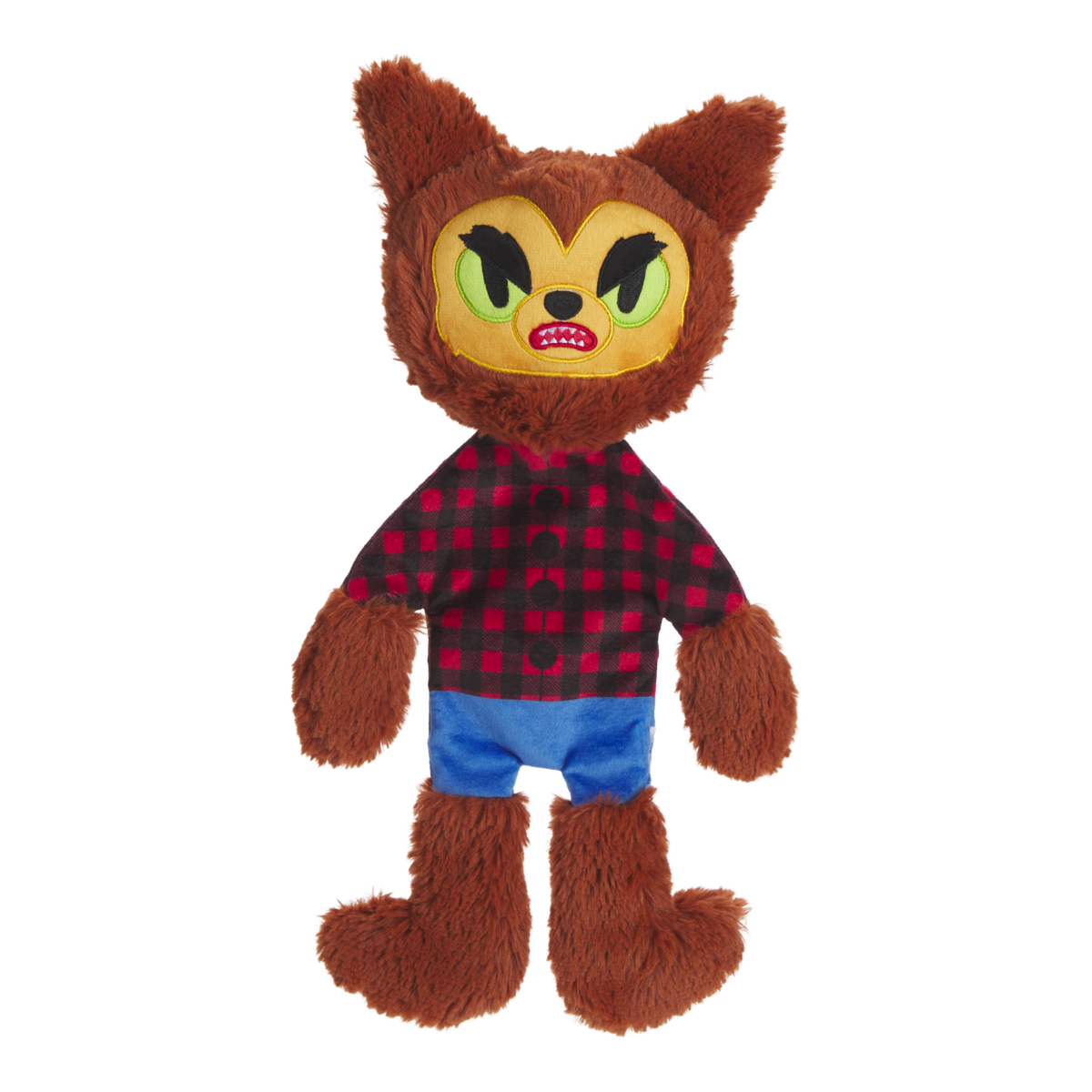Werewolf Dog Toy with Squeaker & Crinkle for Large Pups