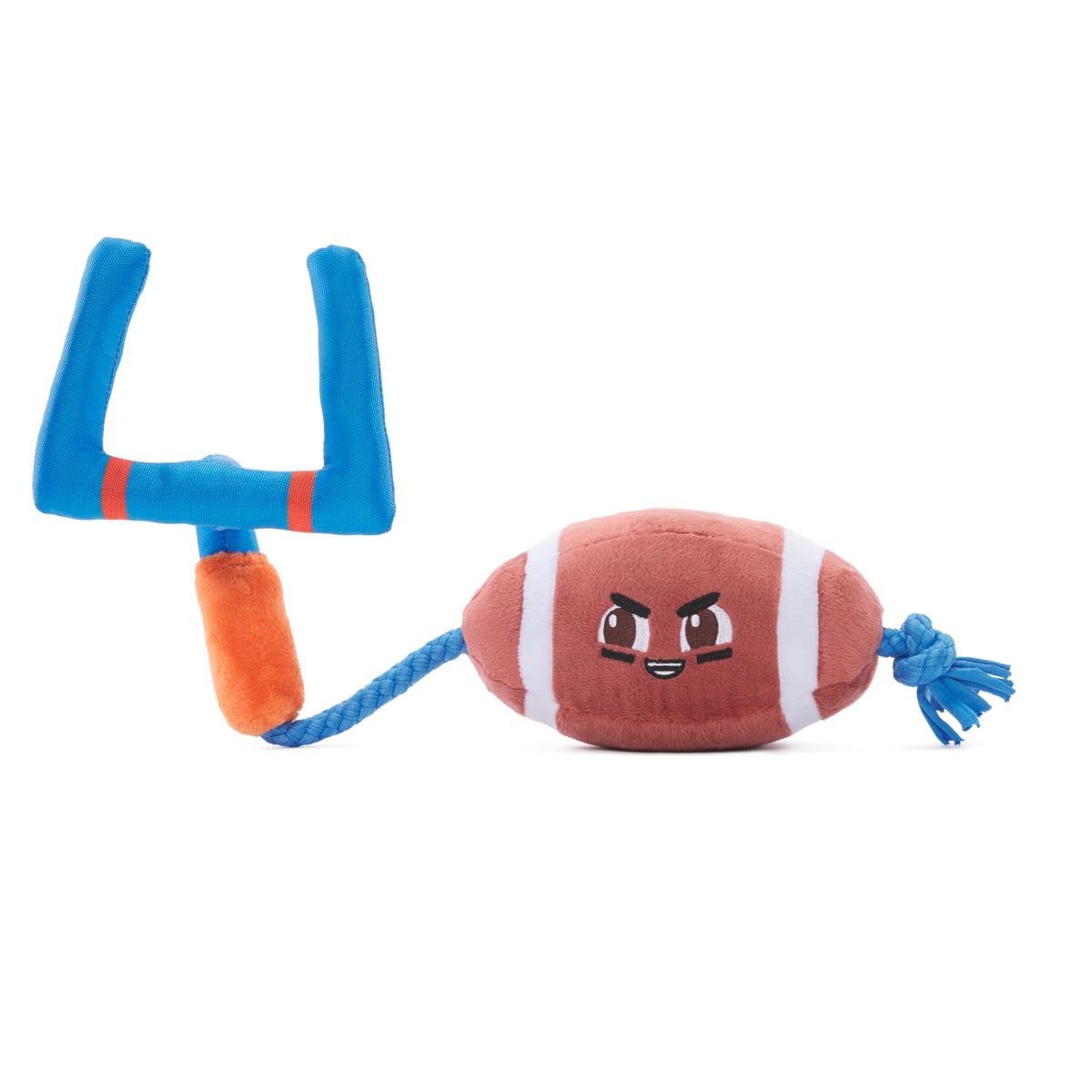 Durable Dog Toy with Squeaker & Rope for Tug of War - The Whole Canine