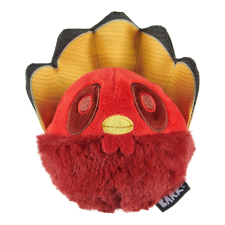 Durable Squeaky Turducken Dog Toy with Bacon Scent