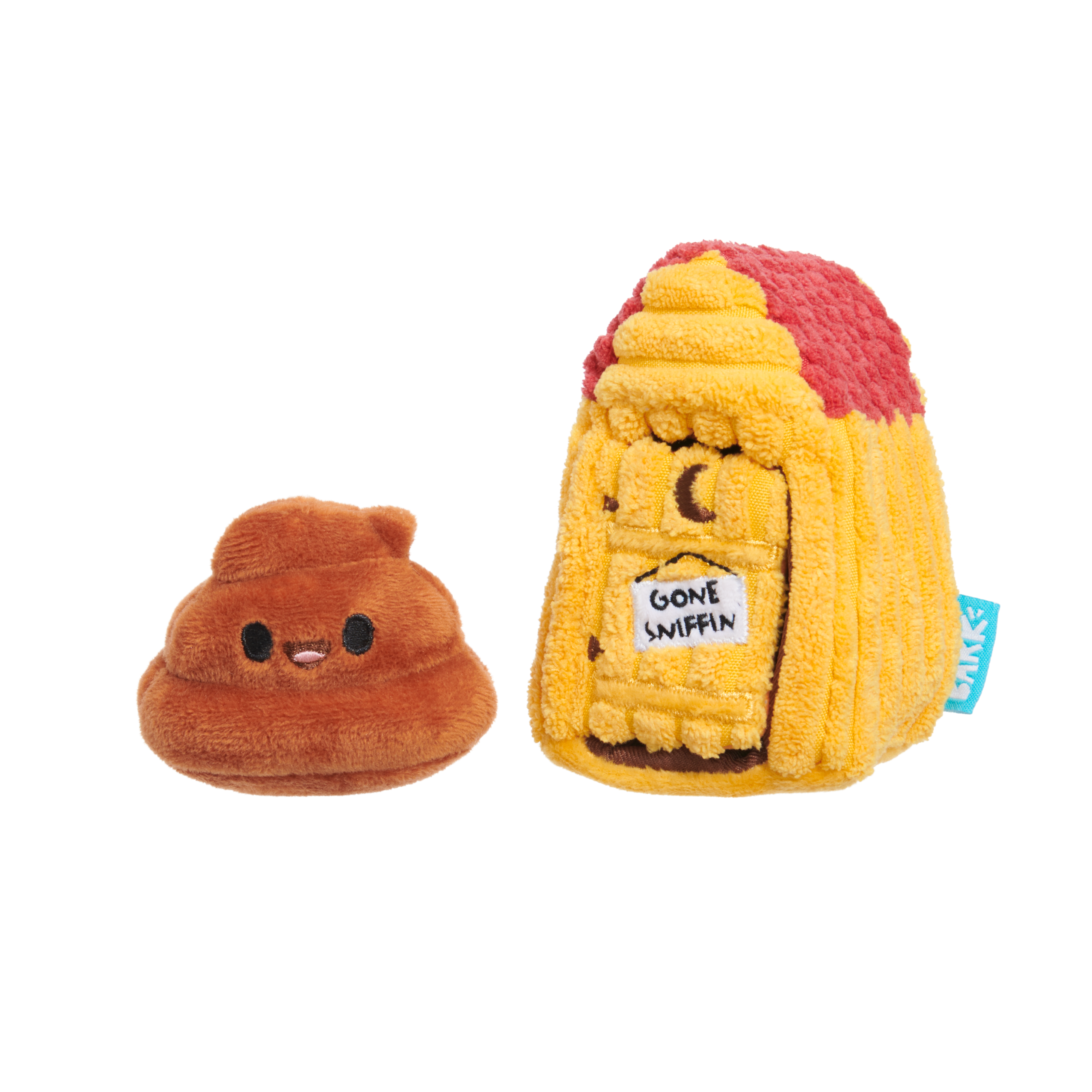 Turdbert's Snouthouse Dog Toy with Squeaker & Crinkle