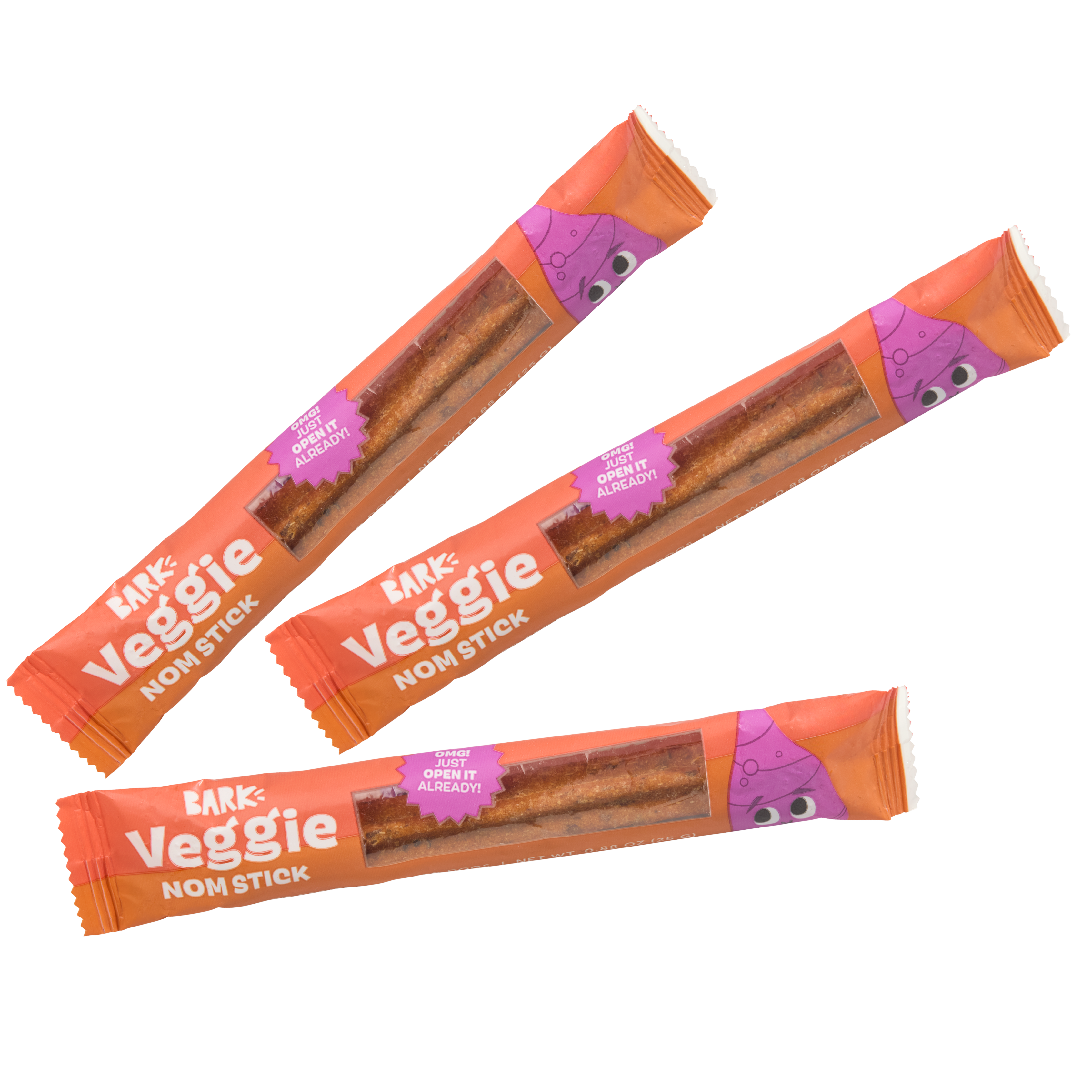 Veggie Nom Stick - Grain-Free Dog Chew Treats for Small to Large Breeds